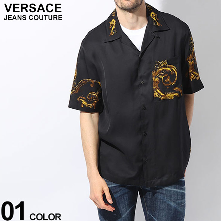 【ビンテージ】Versace Jeans Signatureヴェルサーチ　半袖 ビンテージ】Versace Jeans Signatureヴェルサーチ 半袖