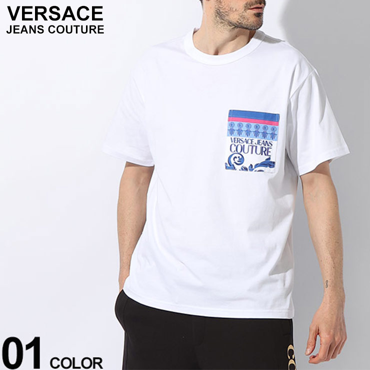 楽天市場】ヴェルサーチ Tシャツ 半袖 1001288 1A00922 1W000