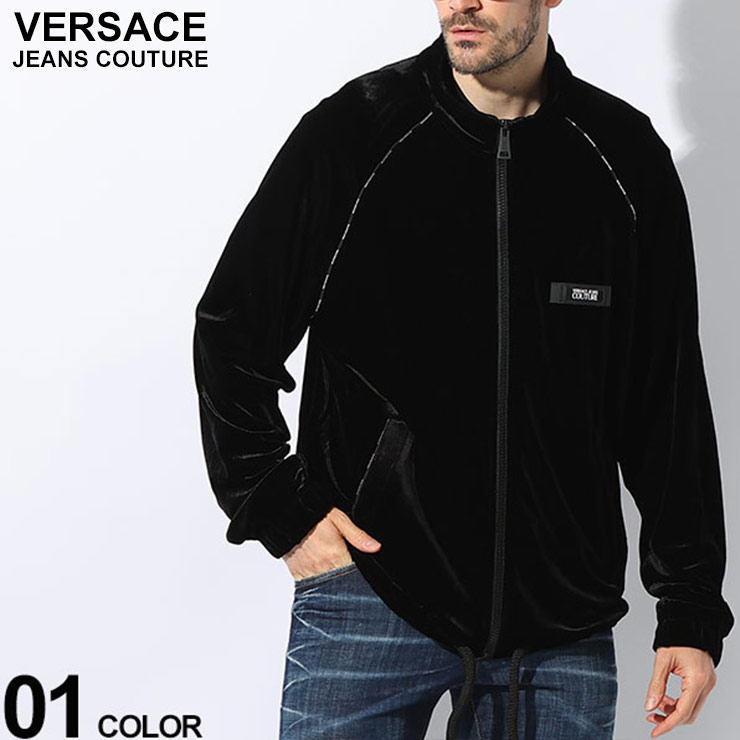 ヴェルサーチ　ブラック　ジャケット　メンズXL相当 VERSACE（ヴェルサーチ）テーラードジャケット 紺 サイズ:50(XL