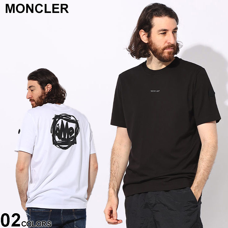 Moncler モンクレール　薄手デニム素材とスウェット生地のコンビTシャツ MONCLER モンクレール Tシャツ 8C00058 89A17 メンズ クルー