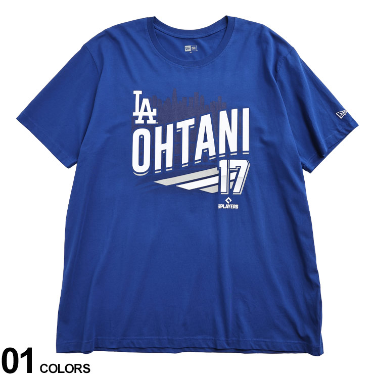 NEW ERA (ニューエラ) NEW ERA×MLB ドジャース 大谷翔平 背番号バックプリント 半袖 Tシャツ 14357873D22 大きいサイズ メンズ トップス シャツ 半袖 プリント 春 夏