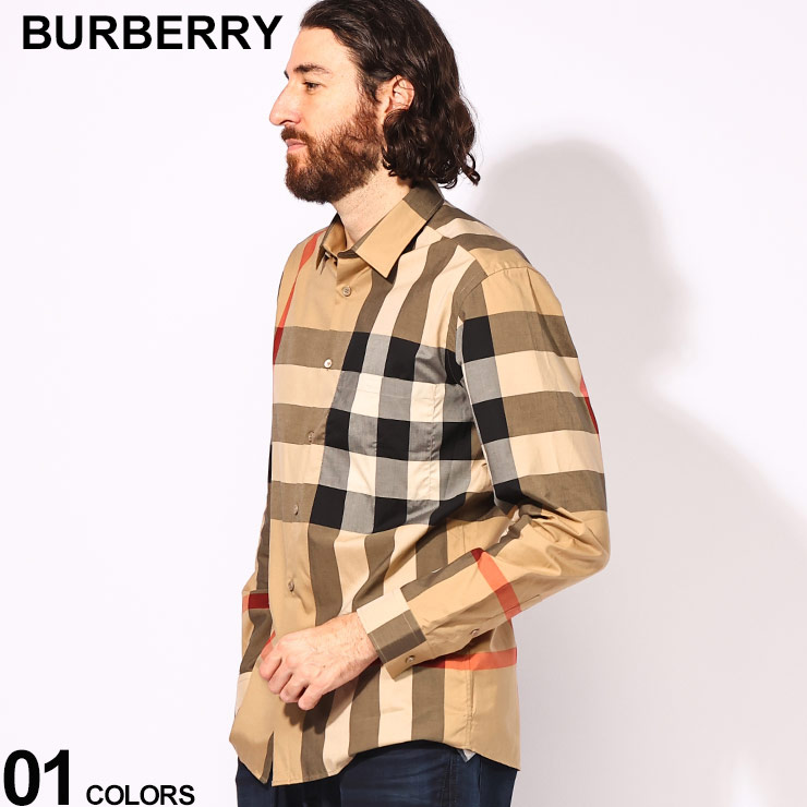 Burberryバーバリーチルドレン★チェック柄袖 トレーナー BURBERRY (バーバリー) チェック コットンポプリン 長袖 シャツ