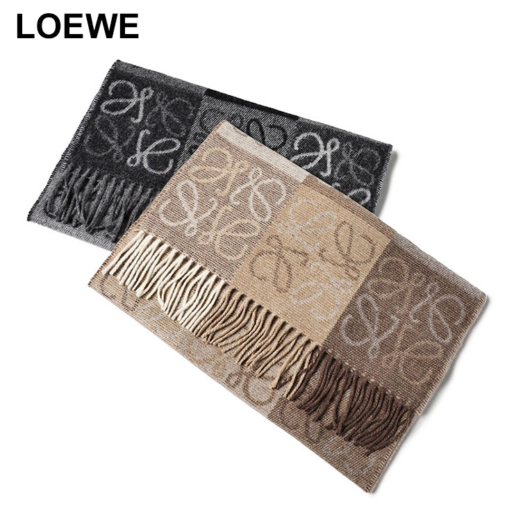 楽天市場】LOEWE ロエベ ラブ ジャカード スカーフ ストール