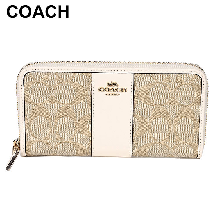 楽天市場】コーチ COACH ロゴ ラウンドジップ 長財布