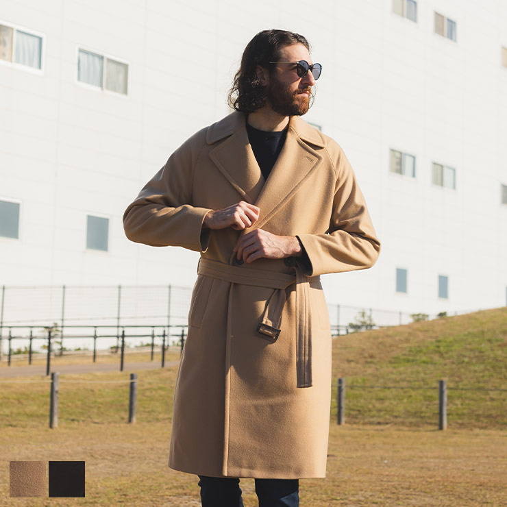 ny1223 HEVO BRINDISI コート ブラック 48 新品 HEVO イーヴォ コート