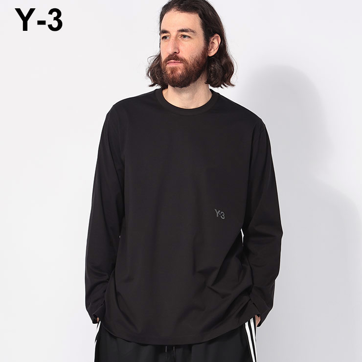 【定価1.8万】Y-3 U LS TEE コットン ジャージー Tシャツ L U LS TEE Y-3│Y-3 ワイスリー