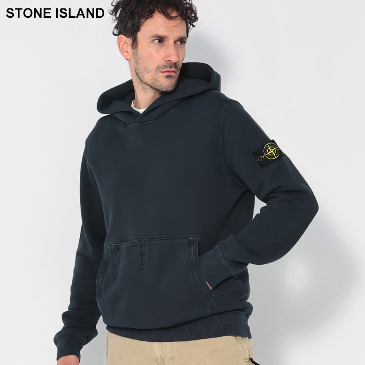 (ストーンアイランド) STONE  パーカー 101564151 A0001 ストーンアイランド コットン パーカー S メンズ ブラック