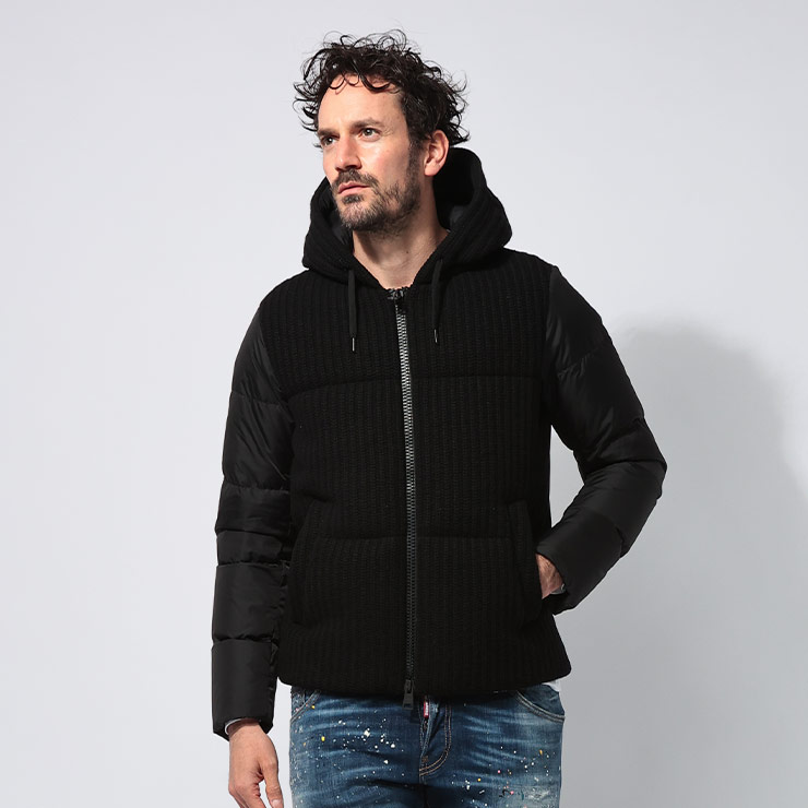ヘルノ HERNO☆ダウン切り替えスウェット バックロゴ 即完売注意 350904652_1.jpg