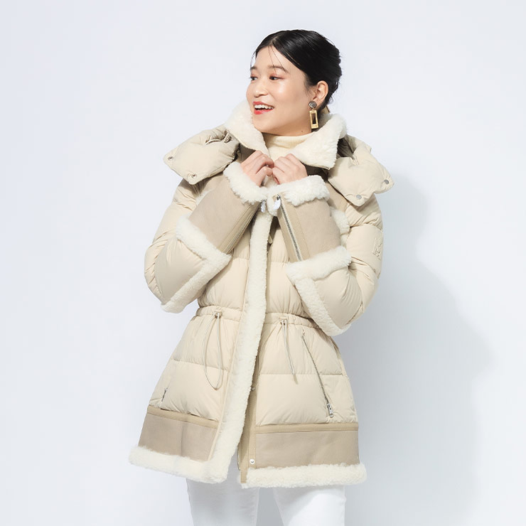 楽天市場】MACKAGE マッカージュ ANIK ダウンジャケット フード付き