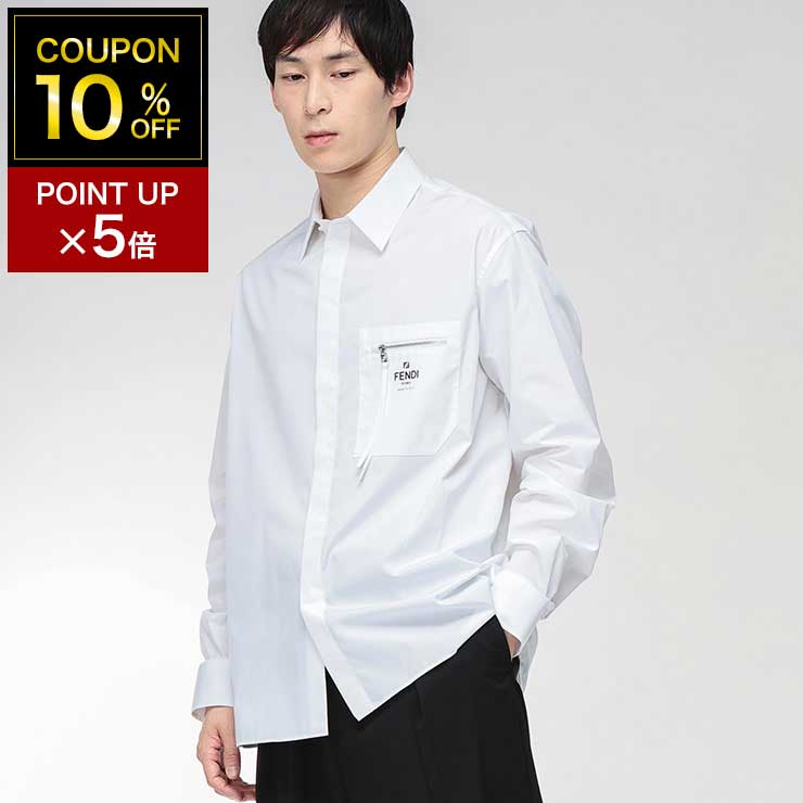 【FENDI】【未使用】ストライプシャツ39 楽天市場】フェンディ FENDI メンズ トップス シャツ ワイシャツ