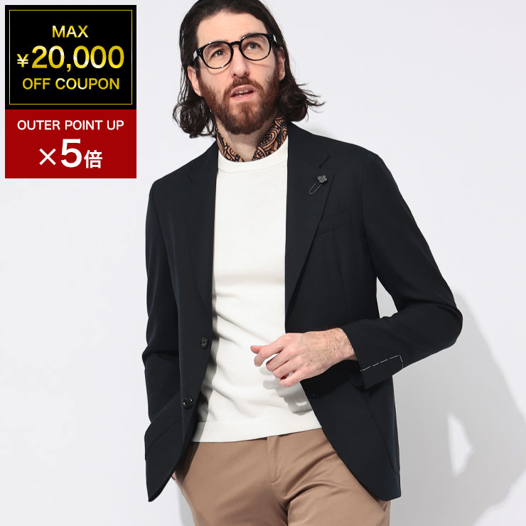 楽天市場】ラルディーニ LARDINI ジャケット ブラック ES949E