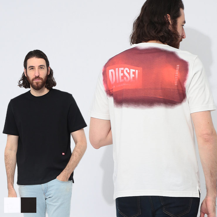 DIESEL 半袖Tシャツ DIESEL ディーゼル Tシャツ A16862 メンズ 半袖 クルーネック