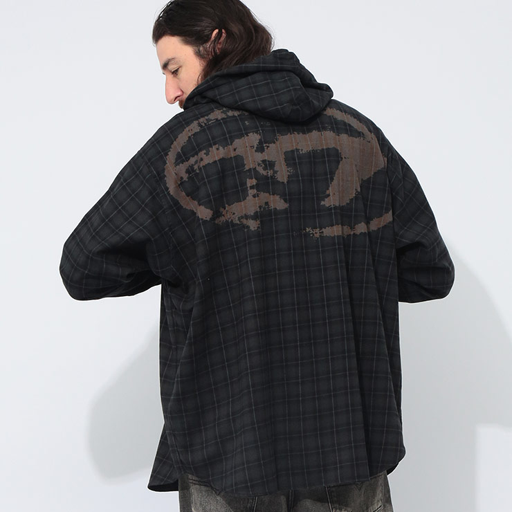 楽天市場】DIESEL ディーゼル メンズ カジュアルチェックシャツ