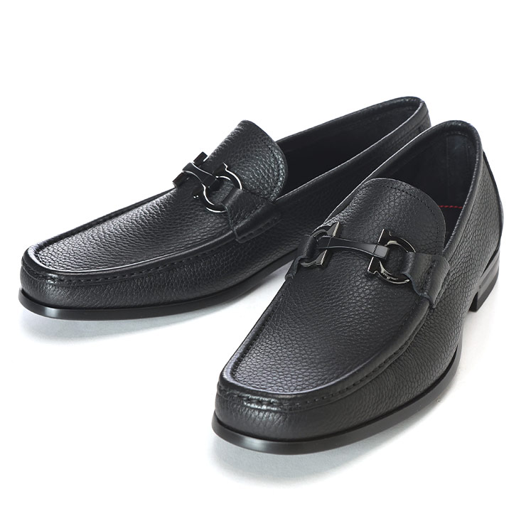 Ferragamoフェラガモブラックレザー ビットローファードライビングシューズ 楽天市場】フェラガモ メンズ ローファー ビットモカシン