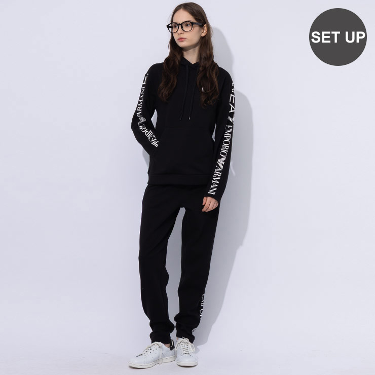 GIORGIO ARMANI トラックジャケット　レディースM グレー レディース] ジョルジオ・アルマーニ 青ラベル 2タック