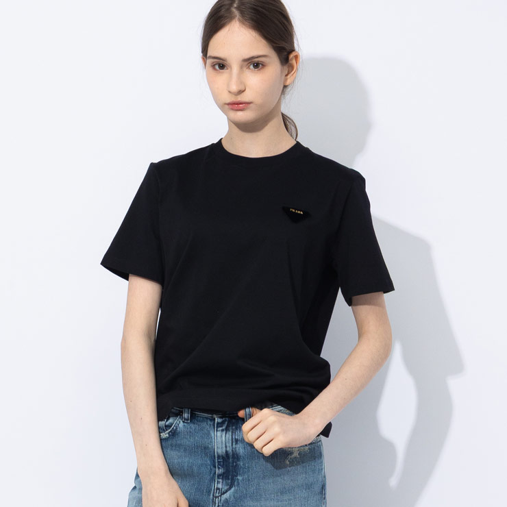 PRADA(プラダ)・水色Tシャツ・レディース 楽天市場】PRADA プラダ 半袖 Tシャツ 3560A 240 レディース