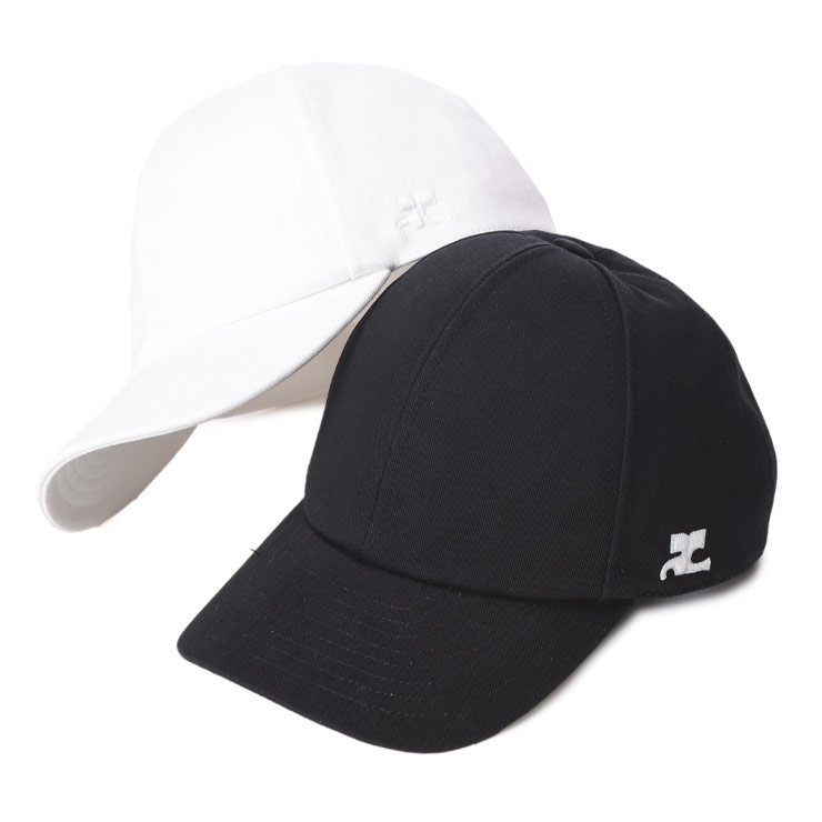 courreges クレージュ　ロゴ　キャップ　正規品 Courreges クレージュ ベースボールキャップ REEDITION VINYL