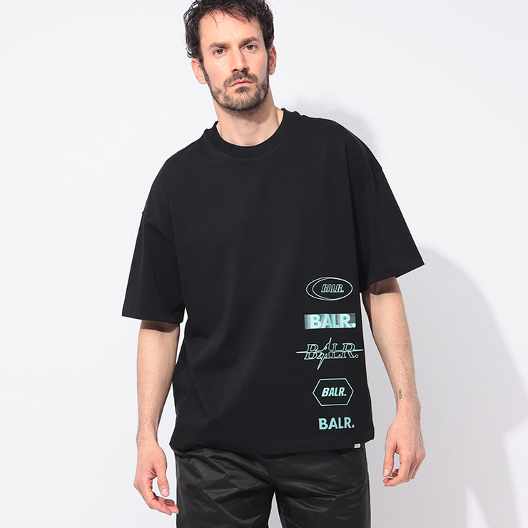 ボーラー BALR. ロゴプリント クルーネック 半袖 Tシャツ BA11121315 ブランド メンズ 男性 トップス Tシャツ プリント コットン 春 夏 sale_1_a