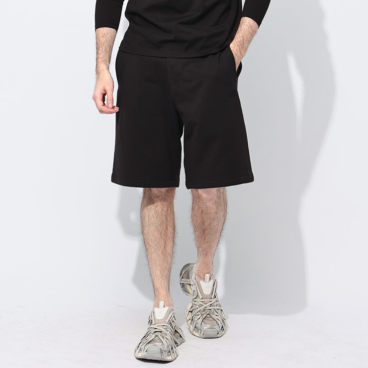 C.P. COMPANY メンズ　グレー　コットン　ショートパンツ グレー（灰色）系 C.P. Company(シーピーカンパニー) ハーフ