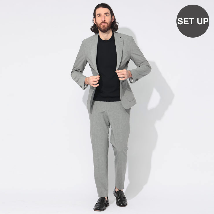ヒューゴボス HUGO BOSS ストレッチウール シングル ノータック スーツ HBHG10269518 ブランド メンズ 男性 スーツ セットアップ ビジネス フォーマル