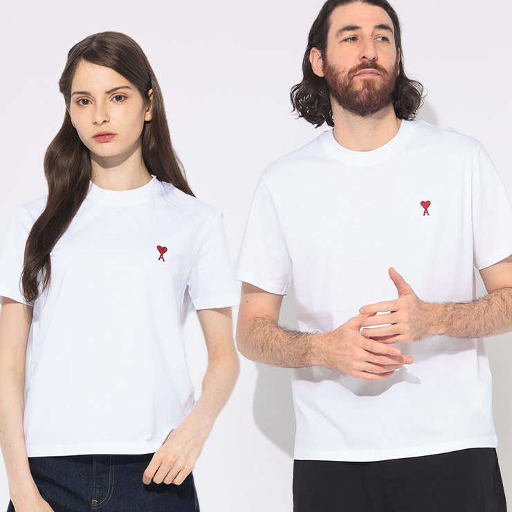 楽天市場】ami paris アミパリス 半袖Tシャツ UTS005 726 メンズ
