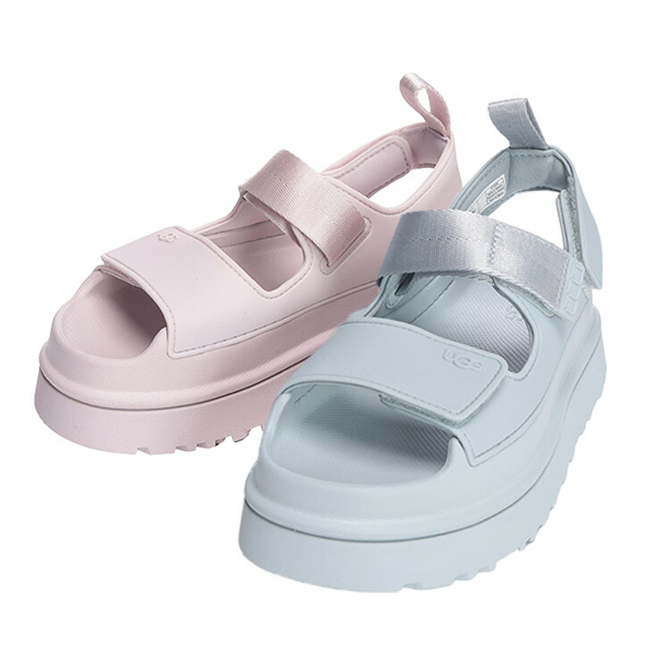 人気♪【UGG】GoldenGlow 軽量 ロゴ ★ 厚底 サンダル UGG 2025春夏【 ugg 国内正規商品 】 GOLDENGLOW アグ