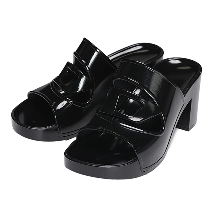 ディーゼル DIESEL Dロゴ チャンキーヒール サンダル sa-bonnie DSLY03536P4477 ブランド レディース シューズ 靴 サンダル ヒール 太ヒール
