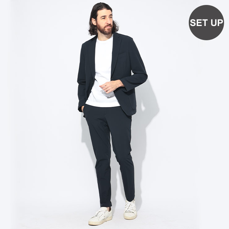 ヒューゴボス HUGO BOSS ストレッチ ポケッタブル シングル ジャケット パンツ セットアップ HBHG10267979 ブランド メンズ 男性 スーツ セットアップ フォーマル ビジカジ