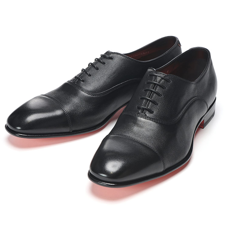 新品未使用 Santoni (UK 7 1/2) ブラック 定番ストレートチップ 楽天市場】サントーニ Santoni ストレートチップ ブラック 06435