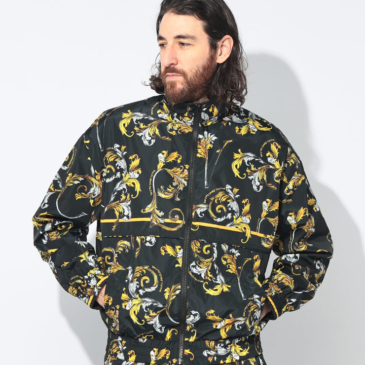 VERSACE フローラルボタンアップジャケット 【関税込】 楽天市場】ヴェルサーチェ VERSACE ジャケット ウィンド