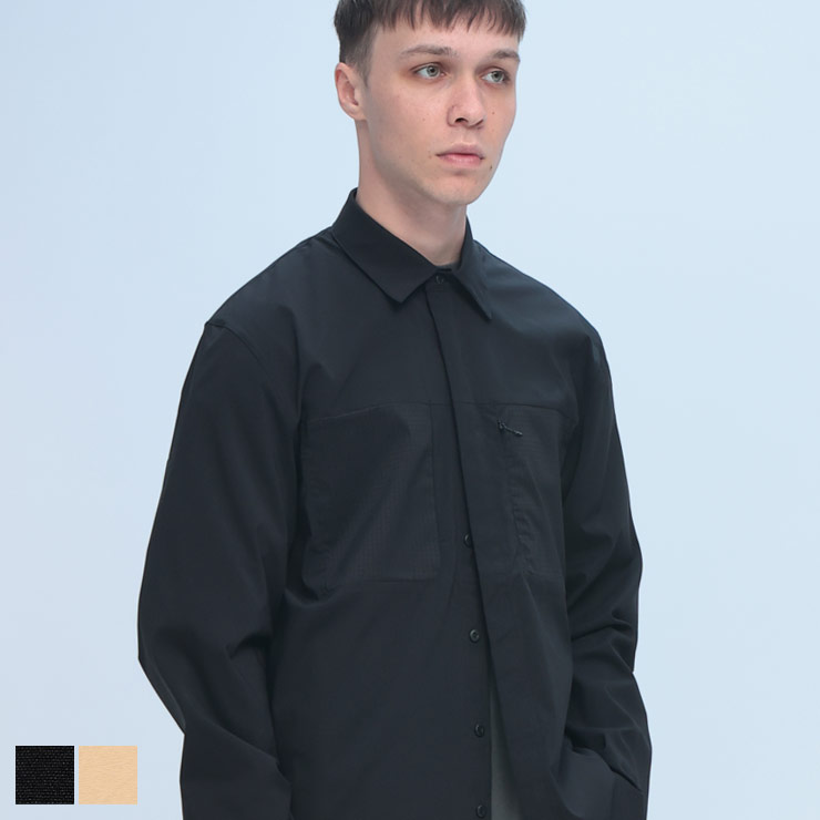 THE NORTH FACE (ザ ノースフェイス) UPF40+ ポケット 長袖 シャツ LIGHTRANGE SHIRT NF0A8B53 メンズ 男性 トップス シャツ 長袖シャツ アウトドア レジャー｜ゼンオンライン店