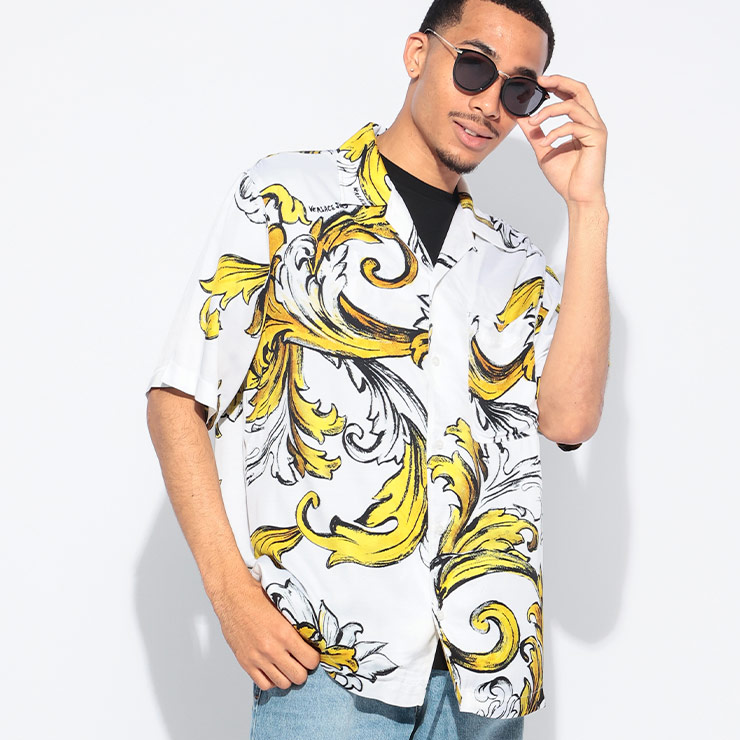 楽天市場】ヴェルサーチ VERSACE メンズ トップス シャツ 長袖