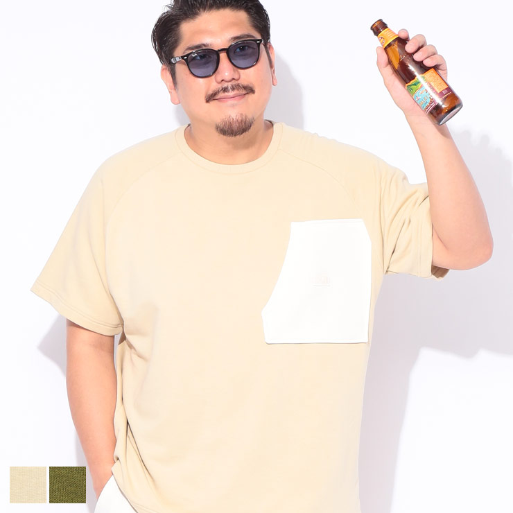 THE NORTH FACE (ザ ノースフェイス) ワンポイント ポケット スウェット Tシャツ TERRY RELAXED TEE NF0A8C28D22 大きいサイズ メンズ トップス Tシャツ プルオーバー スエット 裏毛 春 夏 10,164円