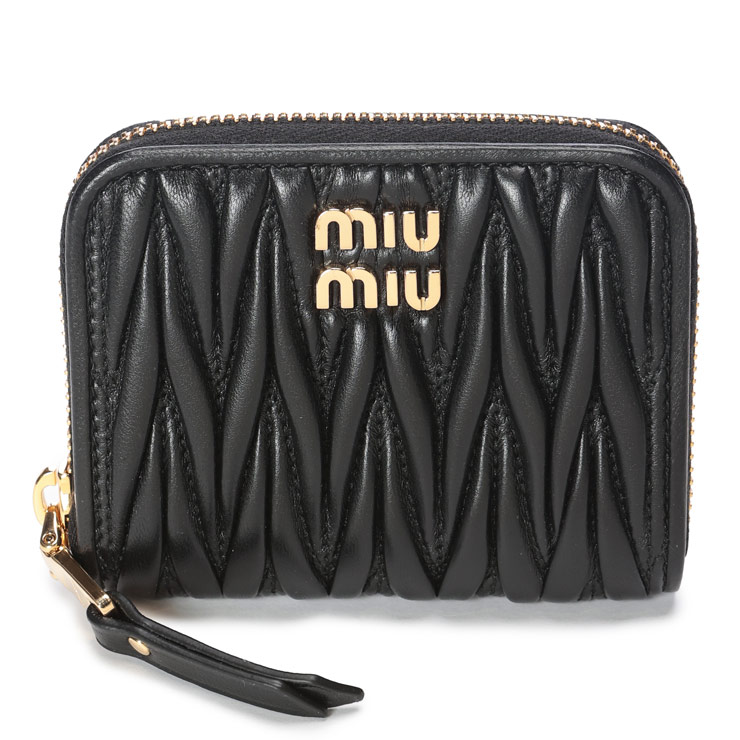 ミュウミュウ miumiuバンビ カードケース財布 　コインケース MIUMIU/ミュウミュウ】 コインケース兼用 カードケース レザー