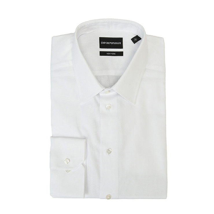 エンポリオアルマーニ EMPORIO ARMANI レギュラーカラー オックスフォード 長袖 ドレスシャツ EAEM0065TE16906 ブランド メンズ 男性 シャツ ワイシャツ 長袖 ビジネスシャツ フォーマル