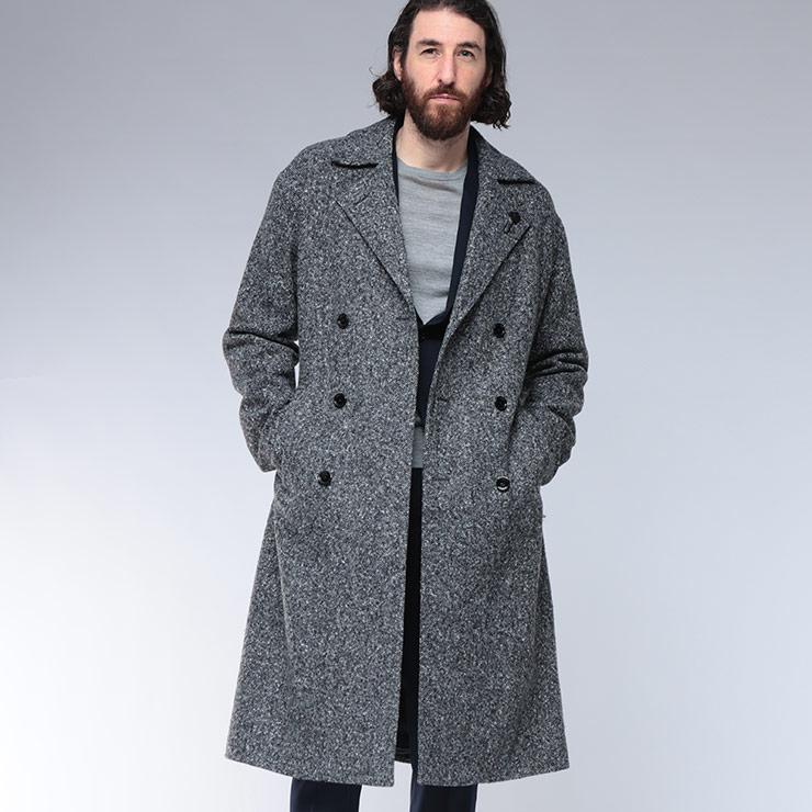 LARDINI ラルディーニ　コート　膝丈　メンズ LARDINI ラルディーニ コート チェスターコート カシミヤ