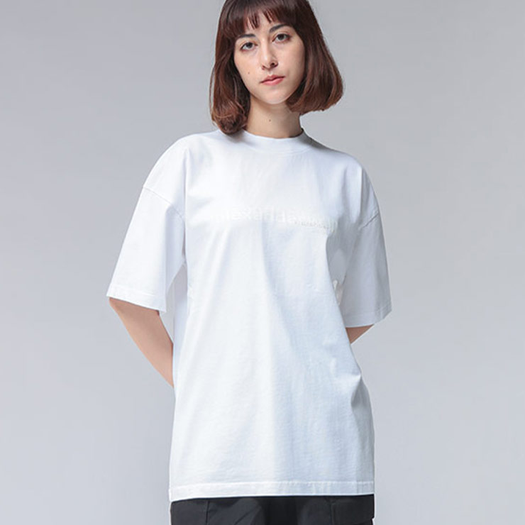 アレキサンダーワン alexanderwang フロントロゴプリント 半袖Tシャツ AWLUCC3251847 ブランド レディース トップス Tシャツ 半袖