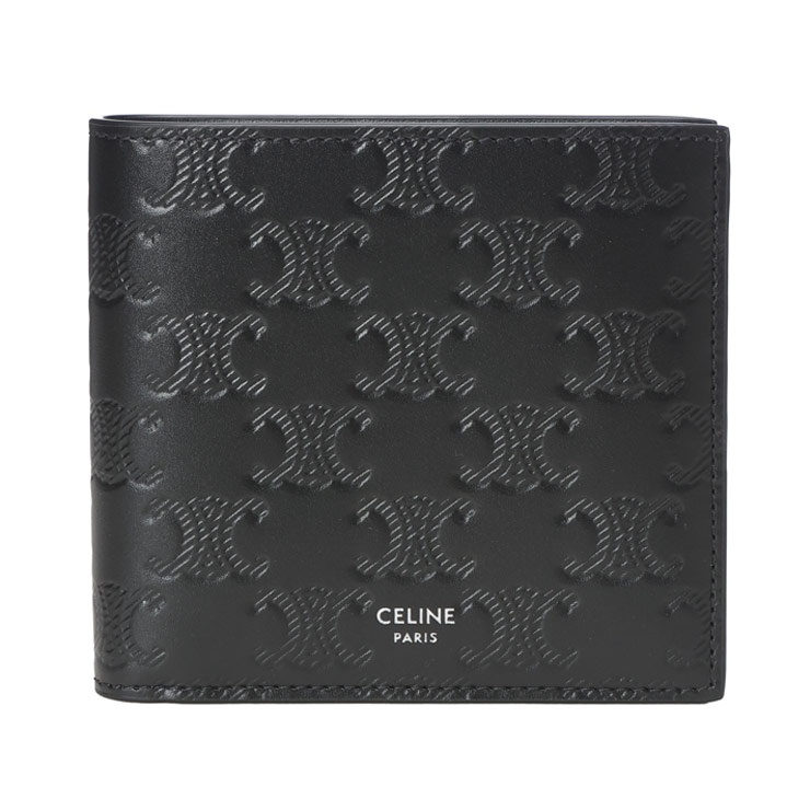 楽天市場】CELINE セリーヌ 二つ折り財布 10C873CUX.38SI メンズ