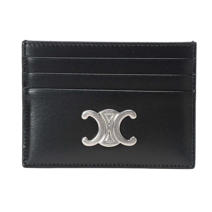 CELINE 黒 レザー 名刺入れ 専用 CELINE ブラックレザー 名刺入れ CELINE セリーヌ カード