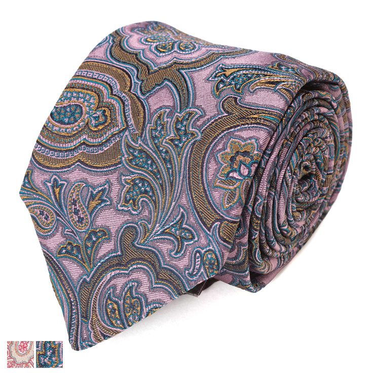 【最終値下げ】箱付きETROエトロネクタイ　パープルネクタイ 最終値下げ】箱付きETROエトロネクタイ パープルネクタイ ETRO