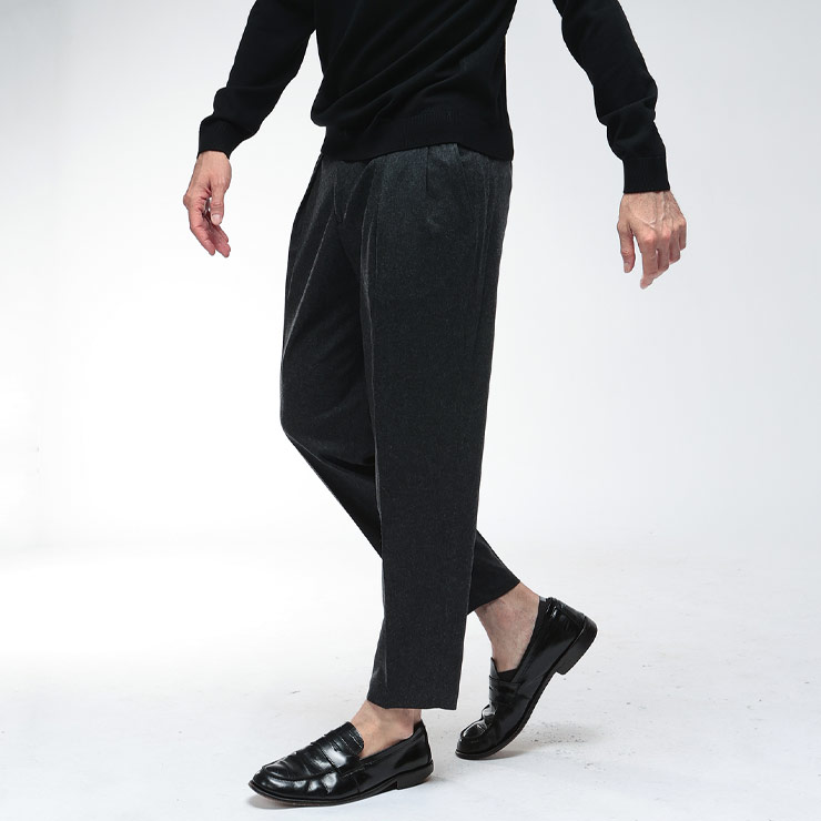 ブリリア パンツ BRIGLIA メンズ ウール カシミヤ ツータック ワイドパンツ カシミア BRIPORTO400191 ブランド シンプル きれいめ カジュアル ビジカジ 大人 sale_3_a 15,542円