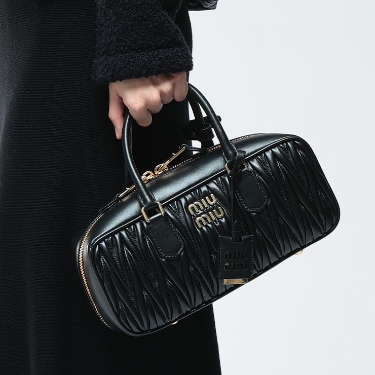 ミュウミュウバック ミュウミュウ バッグ MIU MIU 5DH029 2B9G マテラッセ MATELASSE