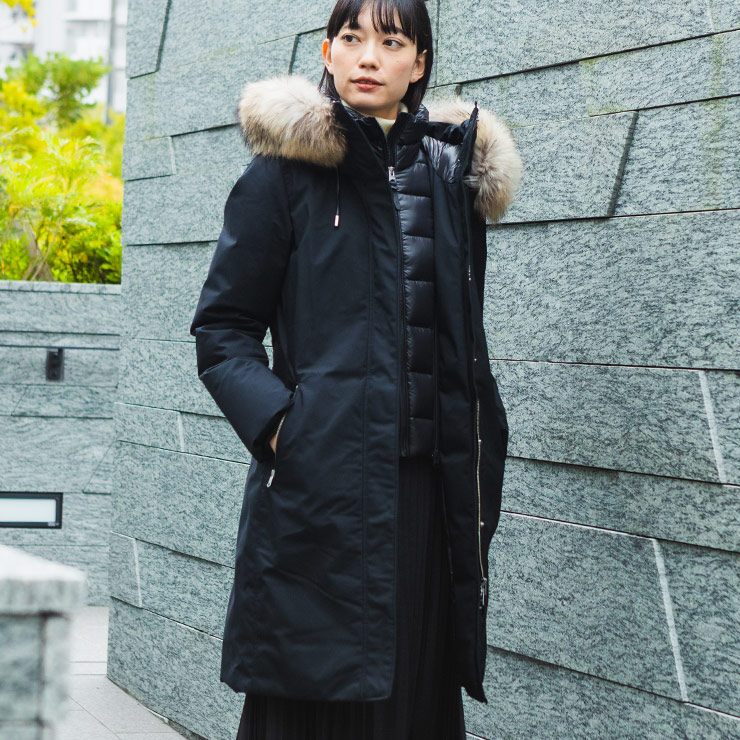 楽天市場】マッカージュ ダウン コート レディース MACKAGE ロング丈  