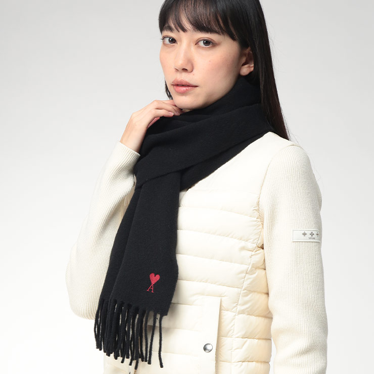 楽天市場】AMI PARIS アミパリス De Coeur Scarf マフラー ストール