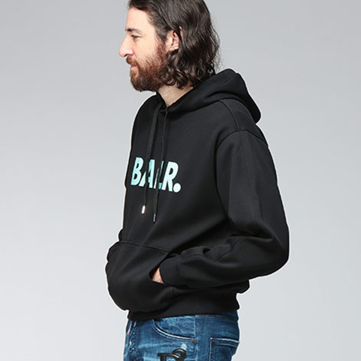 ボーラー フーディ トップス BALR. メンズ スウェット ロゴ プリント プルオーバー パーカー プルパーカー フード BA12611164 ブランド 大人 シンプル sale_1_e