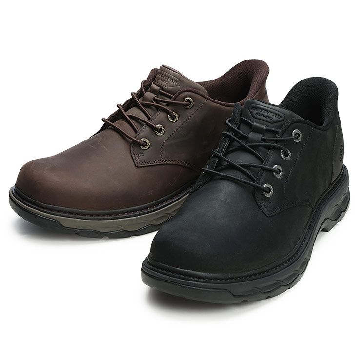 SKECHERS (スケッチャーズ) スリップインズ リラックスドフィット ロケット ヒース ローカット スニーカー LOCKETT 205307 大きいサイズ メンズ シューズ 靴 スニーカー レザー ローカット｜ゼンオンライン店