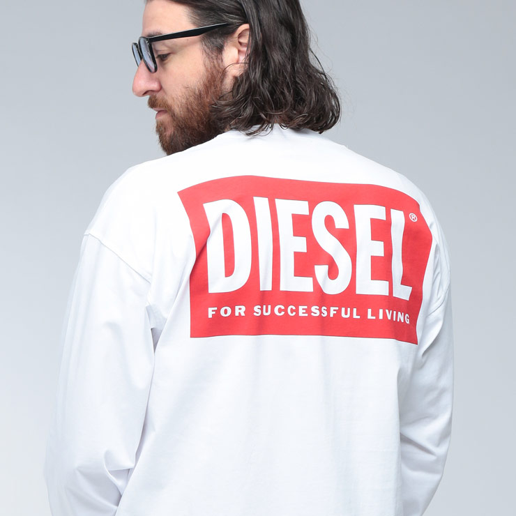楽天市場】DIESEL ディーゼル ヴィンテージロゴ ロングTシャツ ロンT