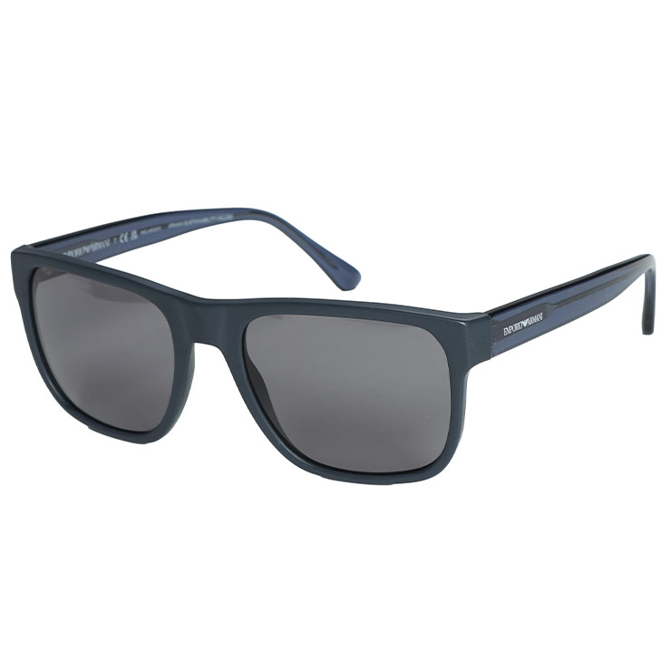 エンポリオアルマーニ メンズ サングラス EMPORIO ARMANI ロゴ ウェリントン アイウェア EA4163508881 ブランド 眼鏡 ネイビー プレゼント ギフト｜ゼンオンライン店