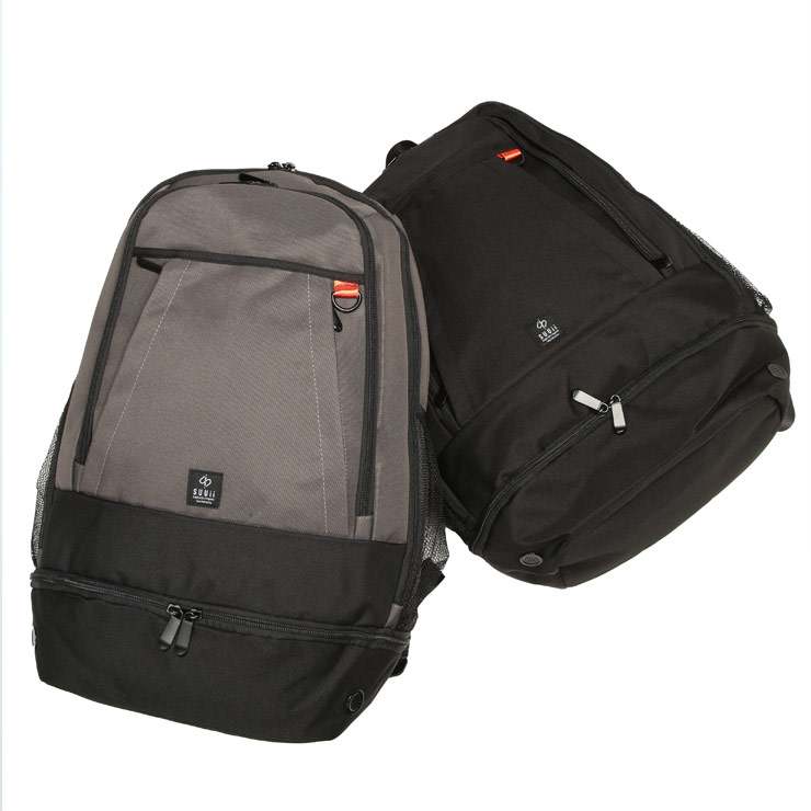 SUUii (スーイ) バックパック メンズ 大きいサイズ 撥水 シューズポケット リュック 30L 536061H 鞄 バッグ スポーツ アウトドア