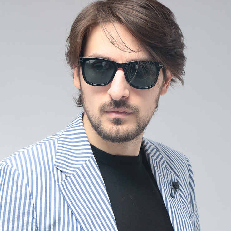 トムフォード TOM FORD メンズ サングラス ウェリントン アイウェア TF109901N ブランド サングラス カラーレンズ 春 夏 ギフト|ゼンオンライン店